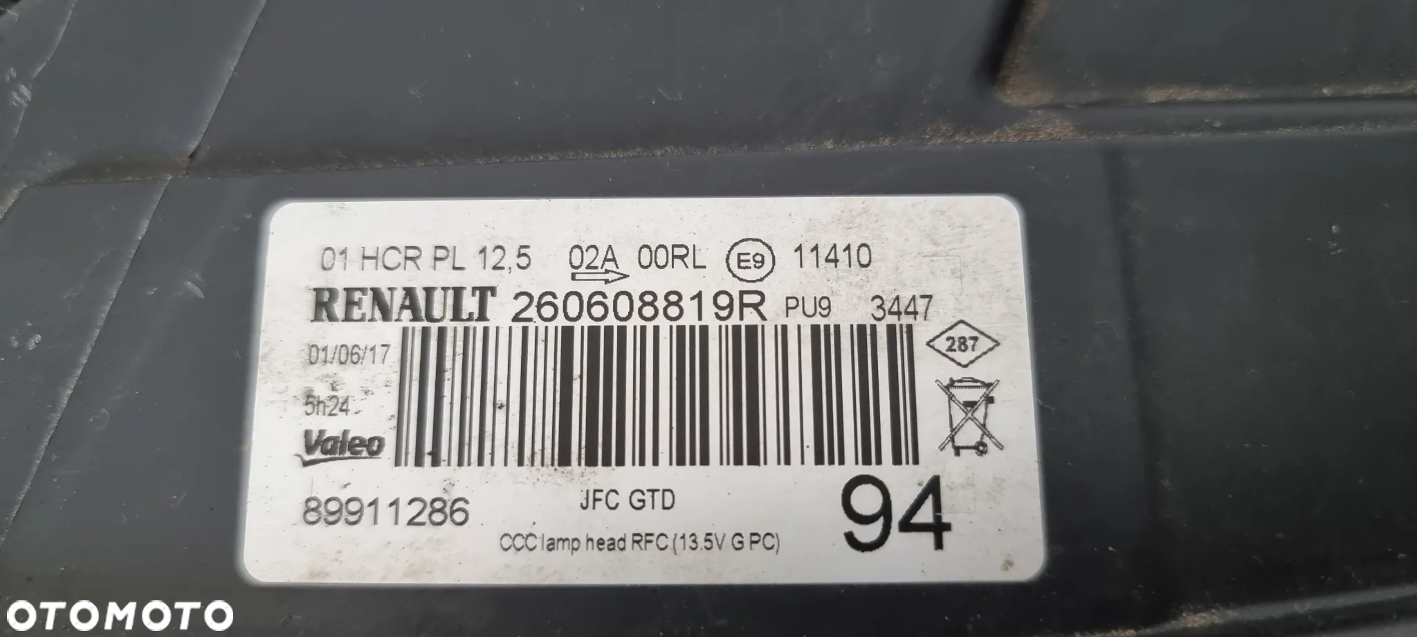 Lampa PURE LED przód prawa lewa RENAULT ESPACE V 5 - 8