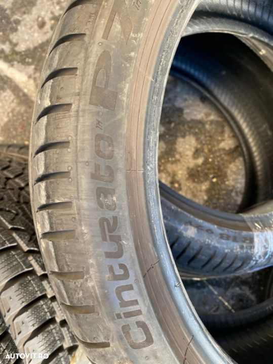 vand 2 anvelope 225/40/18 pirelli cu runflat de vară ca noi - 5