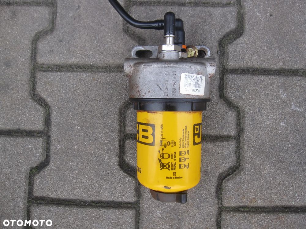 JCB tier 4 tier 3 diesel max 444, 448 3cx, 4cx obudowa podstawa filtra paliwa separator 320/A7280 - 2