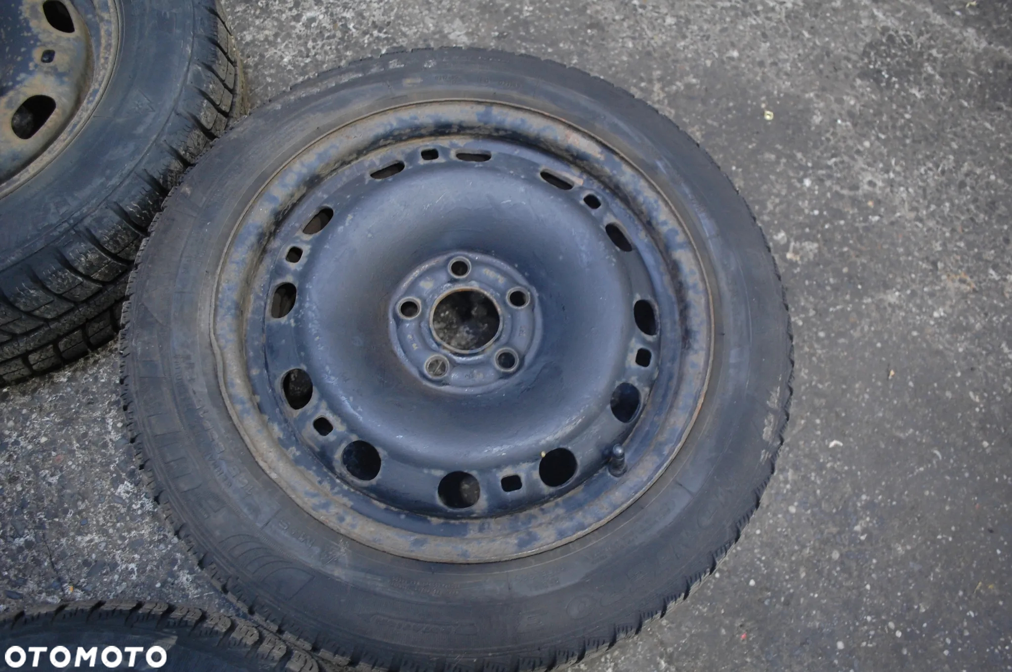 KOŁA FELGI STALOWE + OPONY ZIMOWE 165/70R14 5X100 6Q0601027H ET35 6J VW POLO IV SEAT SKODA 6Q0601027C - 17