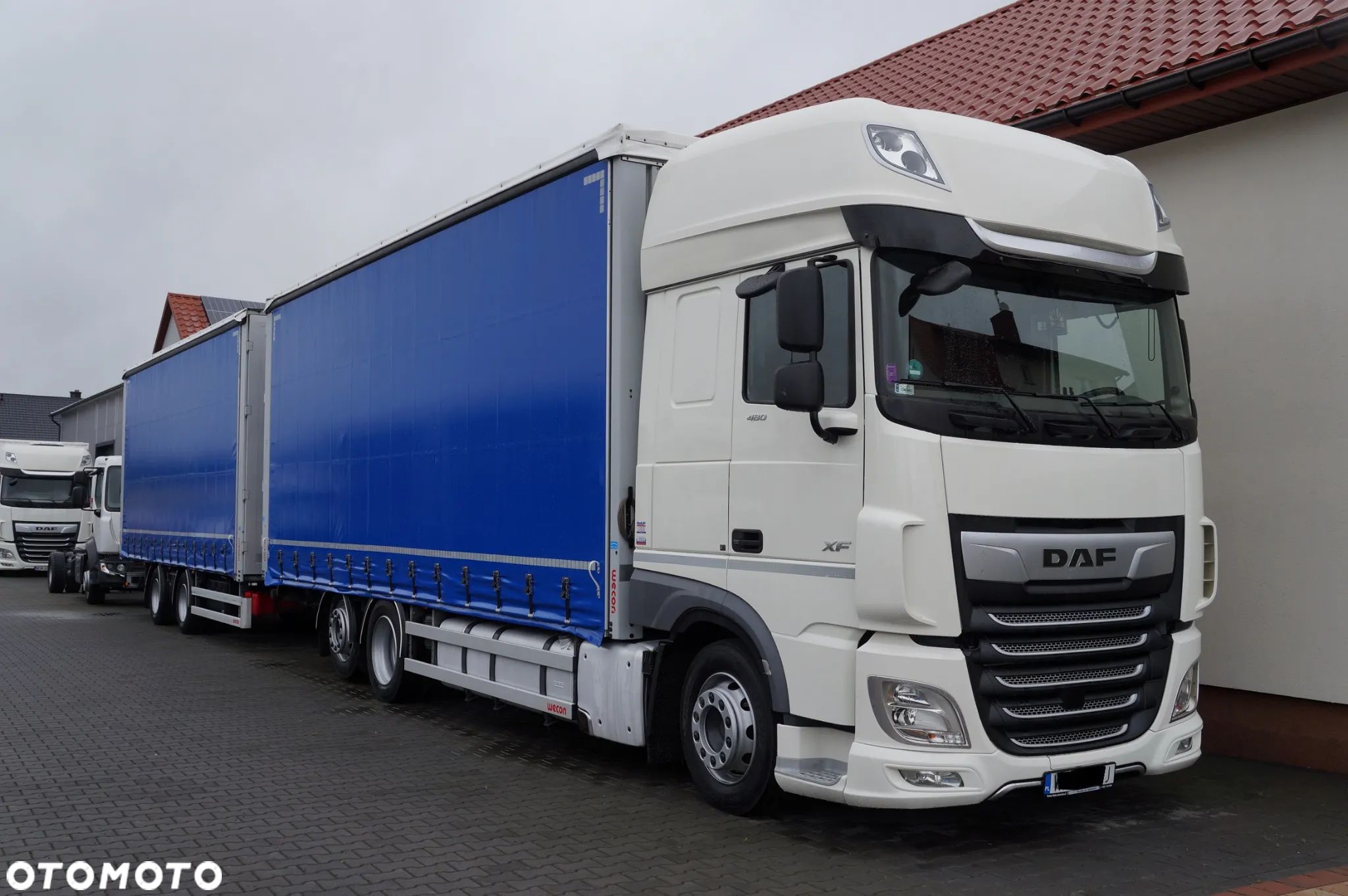DAF XF 480 EURO 6 ZESTAW TANDEM PRZEJAZDOWY 120 M3  7,7 M + 7,7 M WECON - 1