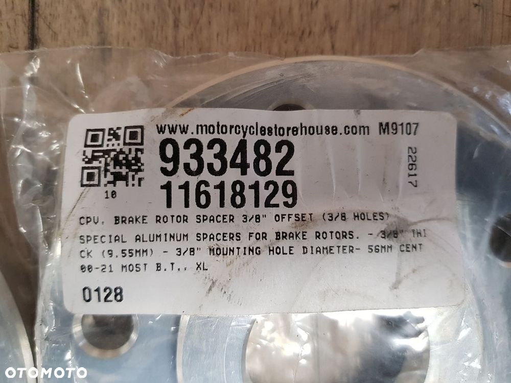 Dystans tarczy hamulcowej Harley-Davidson 3/8" (9,55mm) MCS 933482 - 2