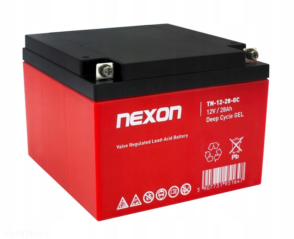 Akumulator Nexon VRLA GEL 12V 28Ah do UPS - 1