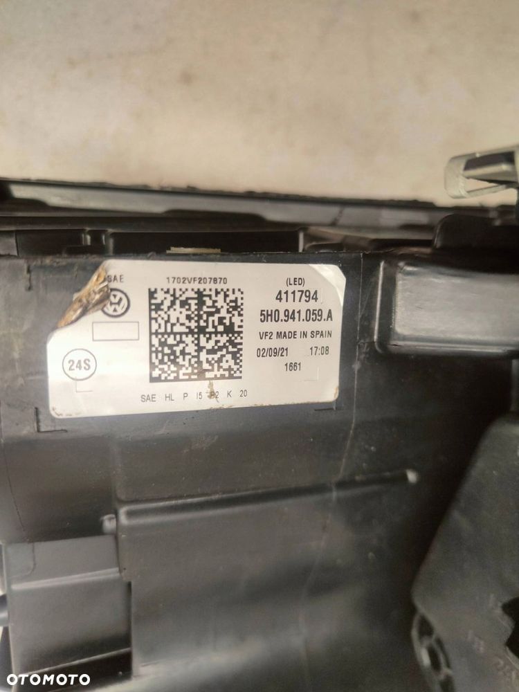 VW GOLF 8 IQ GTE USA FULL LED LAMPA LEWY PRZÓD 5H0941059A - 10