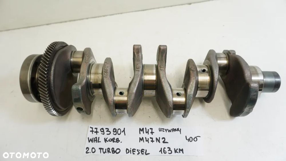 WAŁ KORBOWY 2.0D M47 M47N2 BMW E60 E90 E87 7793901