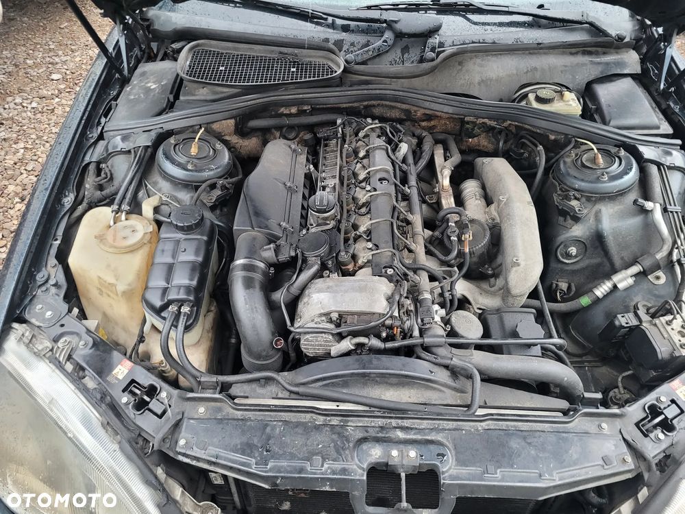 MERCEDES S KLASA W220 3.2 OM613.960 silnik skrzynia napęd sanki belka wahacz wahacze zacisk zaciski zwrotnica piasta - 2