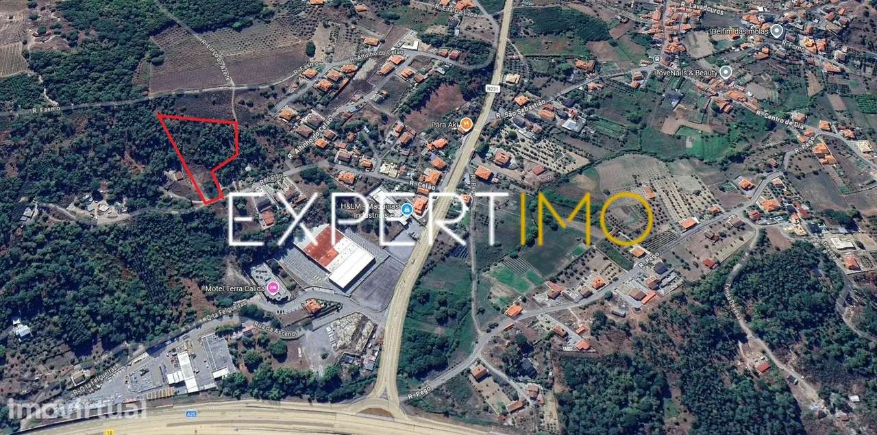 Terreno Urbano - 6 600 m2 - Periferia Cidade Viseu - Viabilidade... - Grande imagem: 3/8