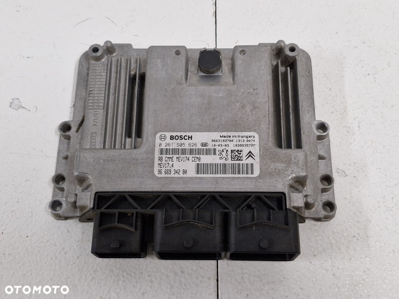 CITROEN C4 GRAND PICASSO KOMPUTER STEROWNIK SILNIKA 9666934280 - 1