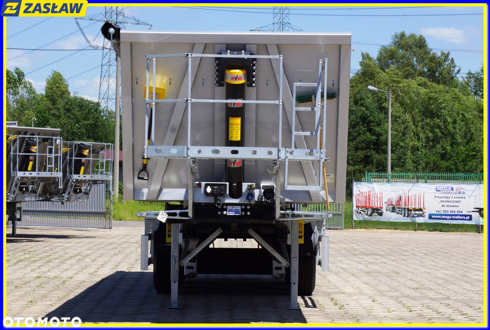 Zaslaw 45 m³ / 9,70 m naczepa wywrotka LIGHT KL-DRZWI!! - 16