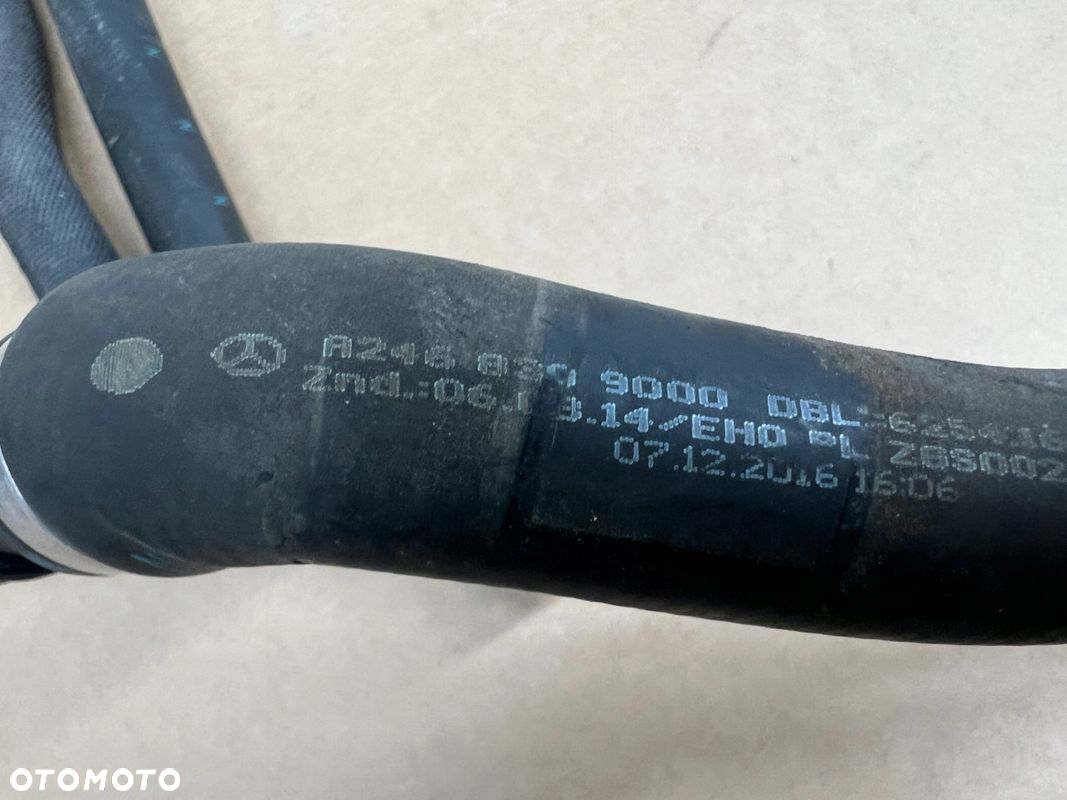 Mercedes-Benz CLA 180D X117 1.5 dCi wąż węże wody A2468309000 A2468303896 - 2