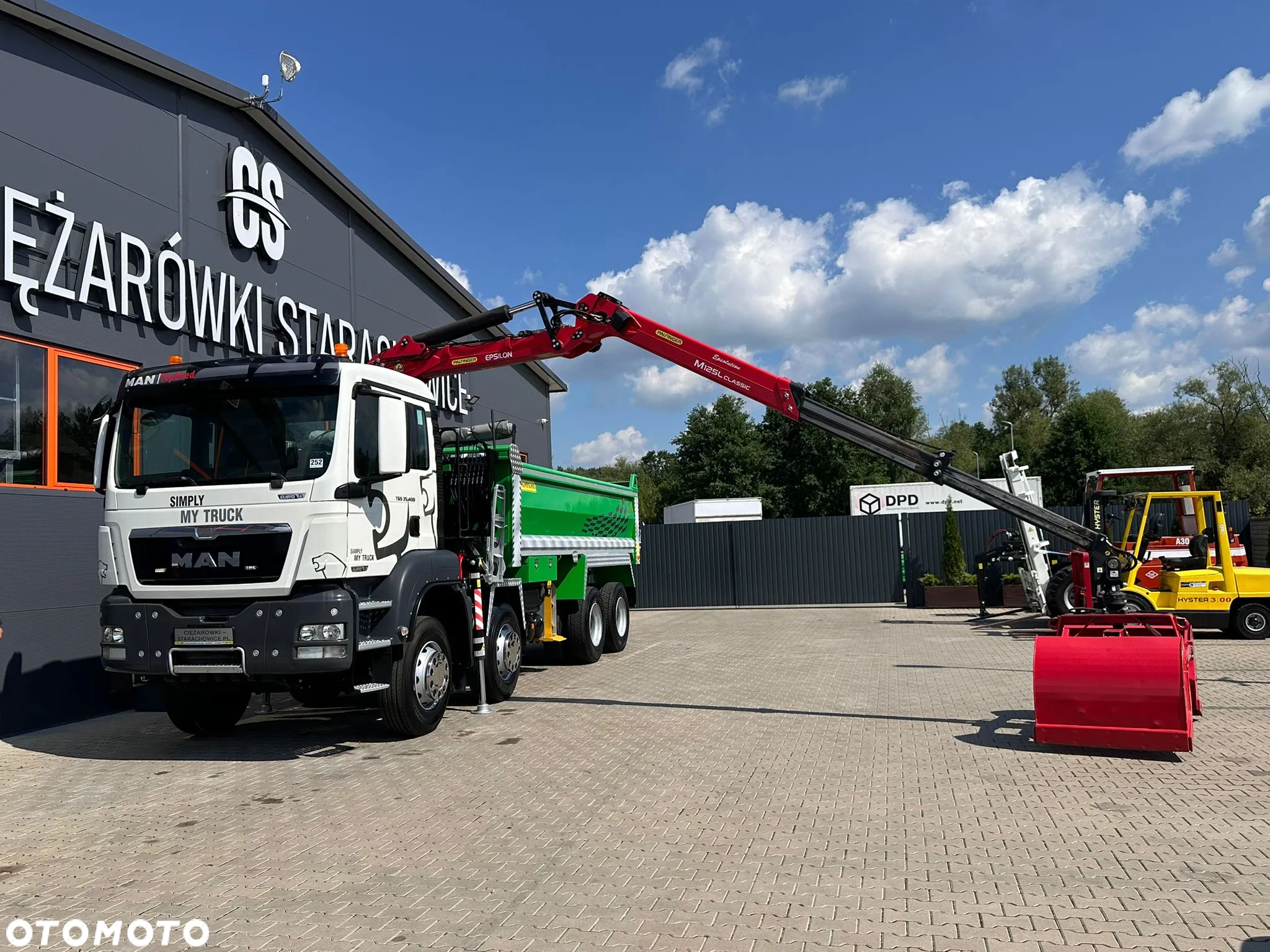 MAN MAN TGS TGX 35.400 // 8x4 // E5 // wywrotka kiper + HDS z czerpakiem / - 15