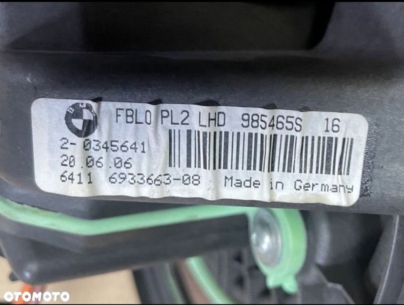 6933663 dmuchawa wentylator nawiewu bmw 1 e87 e91 - 3