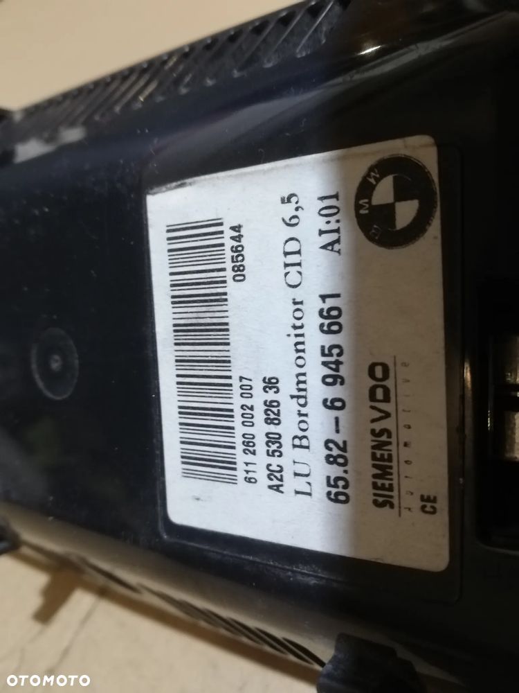 WYŚWIETLACZ RADIA BMW SERIA 5 E60 65.82-6945661 - 4