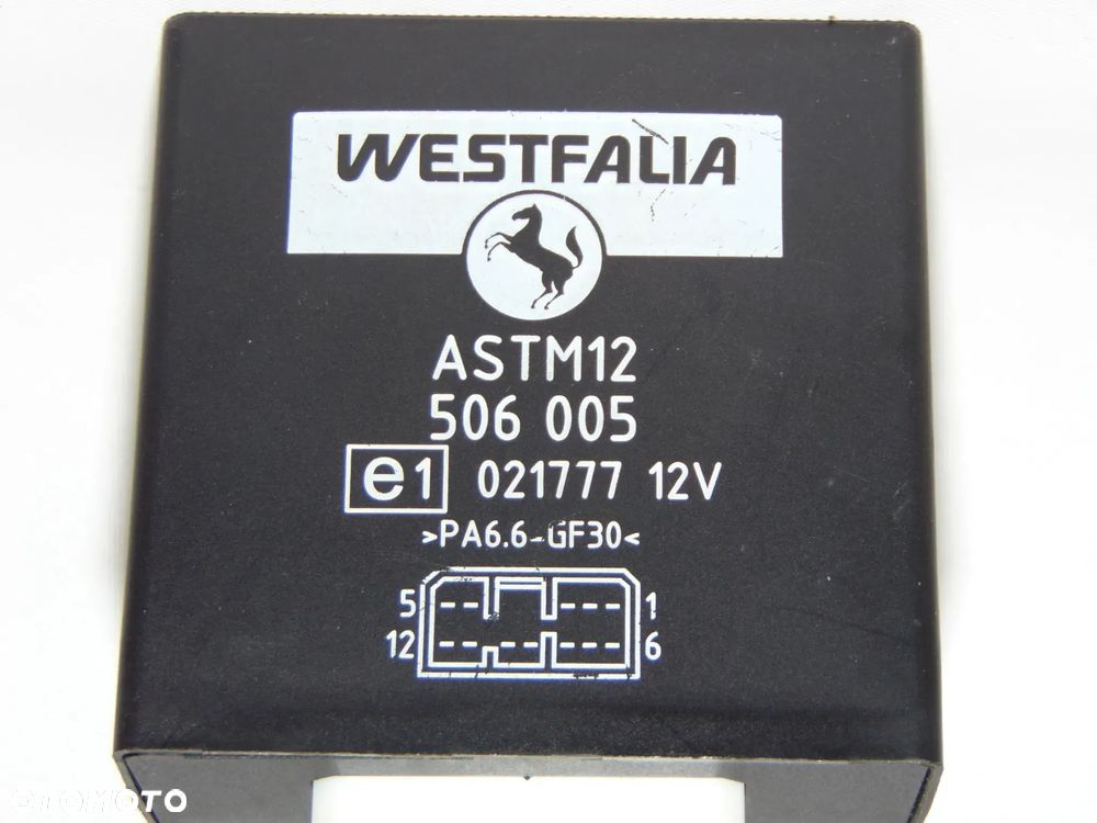 Moduł przekaźnik sterownik świateł Westfalia haka holowniczego przyczepy ASTM12 506005 VW Volkswagen Skoda Seat Audi Mercedes Volvo Opel Ford Renault - 2