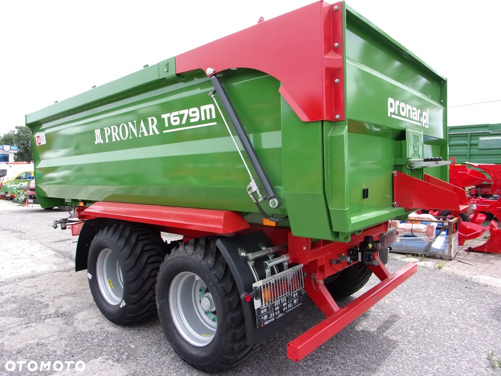 Pronar Przyczepa skorupowa PRONAR T-669 -14.3t; T-700XL -14.7t; T-679M -12t, tandem, nadstawy, plandeka, oś skrętna - 29