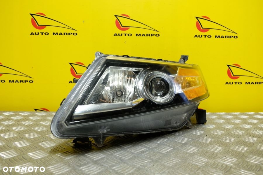 HONDA ODYSSEY 2011- REFLEKTOR LAMPA ZWYKŁA SOCZEWKOWA LEWA CZARNA USA - 3