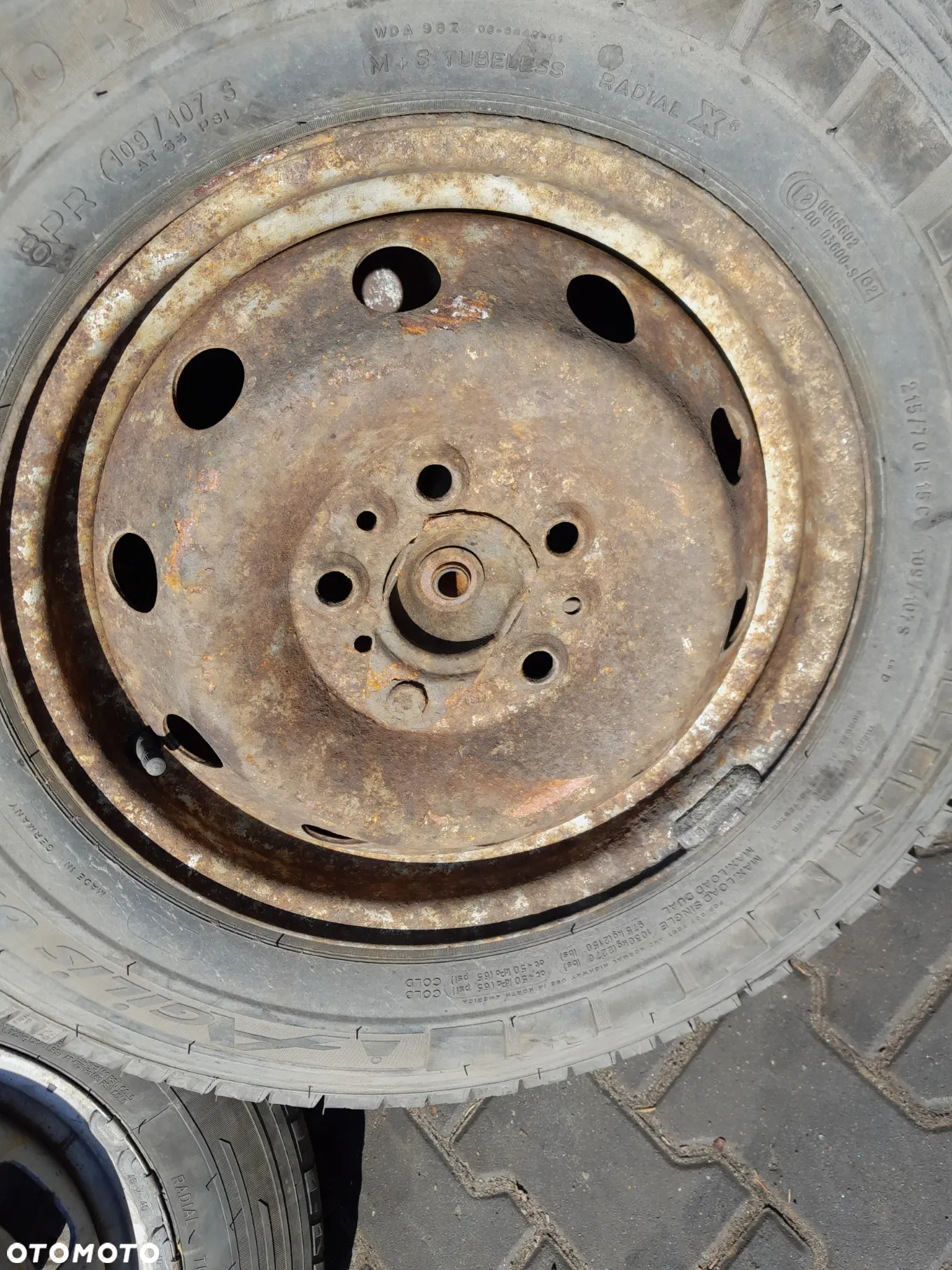 Koło zapasowe Fiat Ducato 15 215/70 R15 - 3