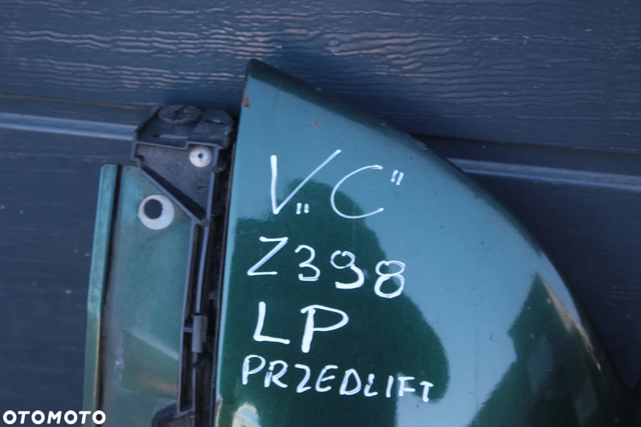 BŁOTNIK LEWY PRZÓD PRZEDNI OPEL VECTRA C SIGNUM PRZED LIFT Z398 ZE ŚLIZGIEM - 2