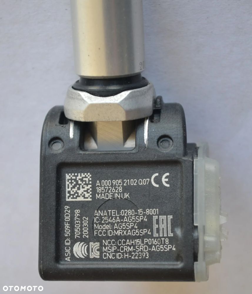 CZUJNIKI CIŚNIENIA TPMS MERCEDES W247 W206 C118 W213 GLC GLE DEMO C-201a - 5