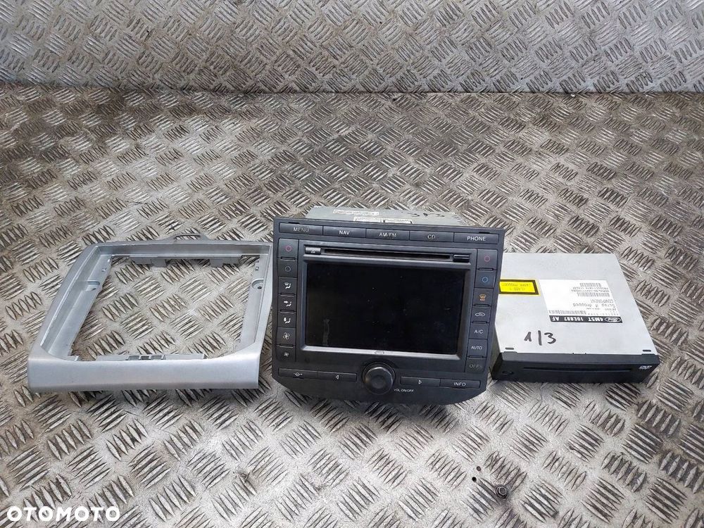 RADIO ODTWARZACZ + ZMIENIARKA + RAMKA FORD FOCUS MK2 4M51-18522-FCW - 1