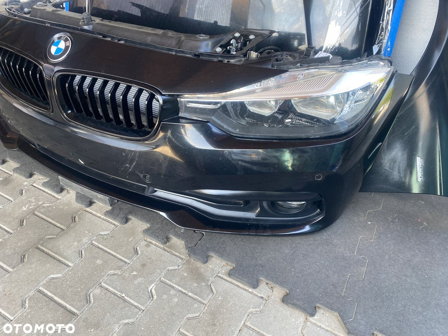 Zderzak maska błotnik wzmocnienie chłodnice lampy bmw 3 f30 f31 - 2