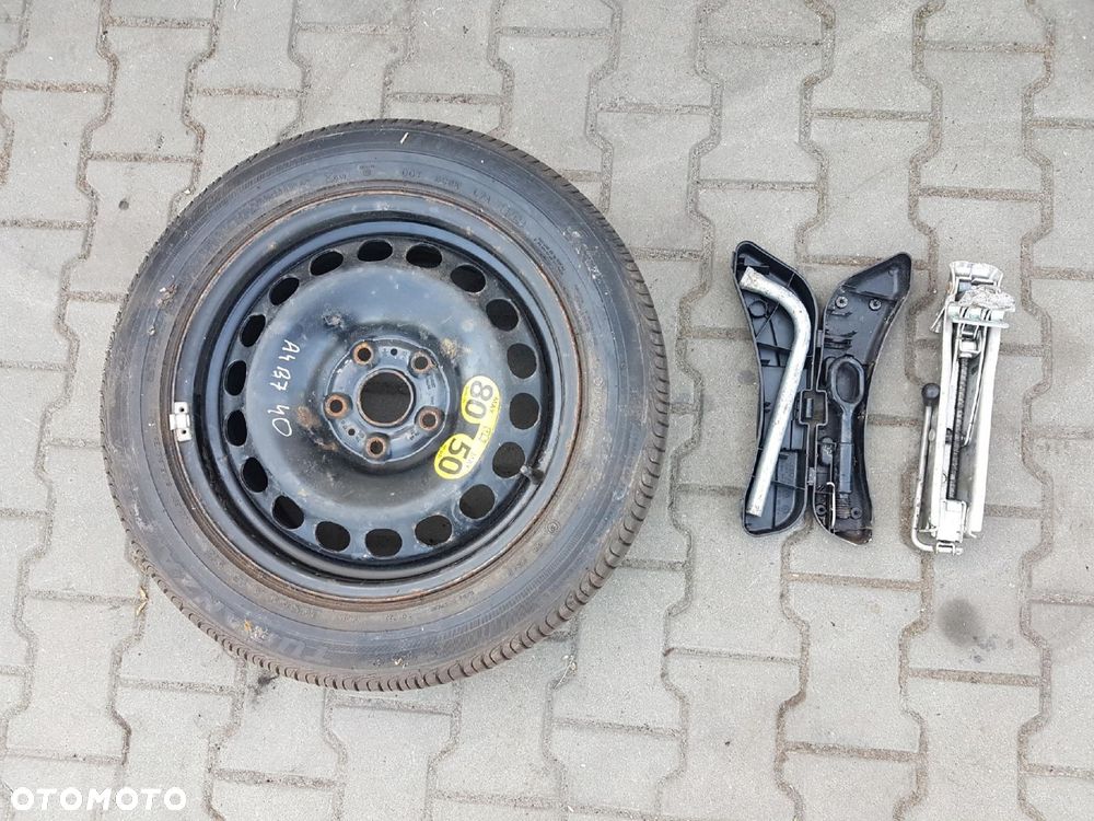 SEAT EXEO 09-14r AUDI A4 B7 KOŁO ZAPASOWE 16 5X112 LEWAREK UCHO - 1
