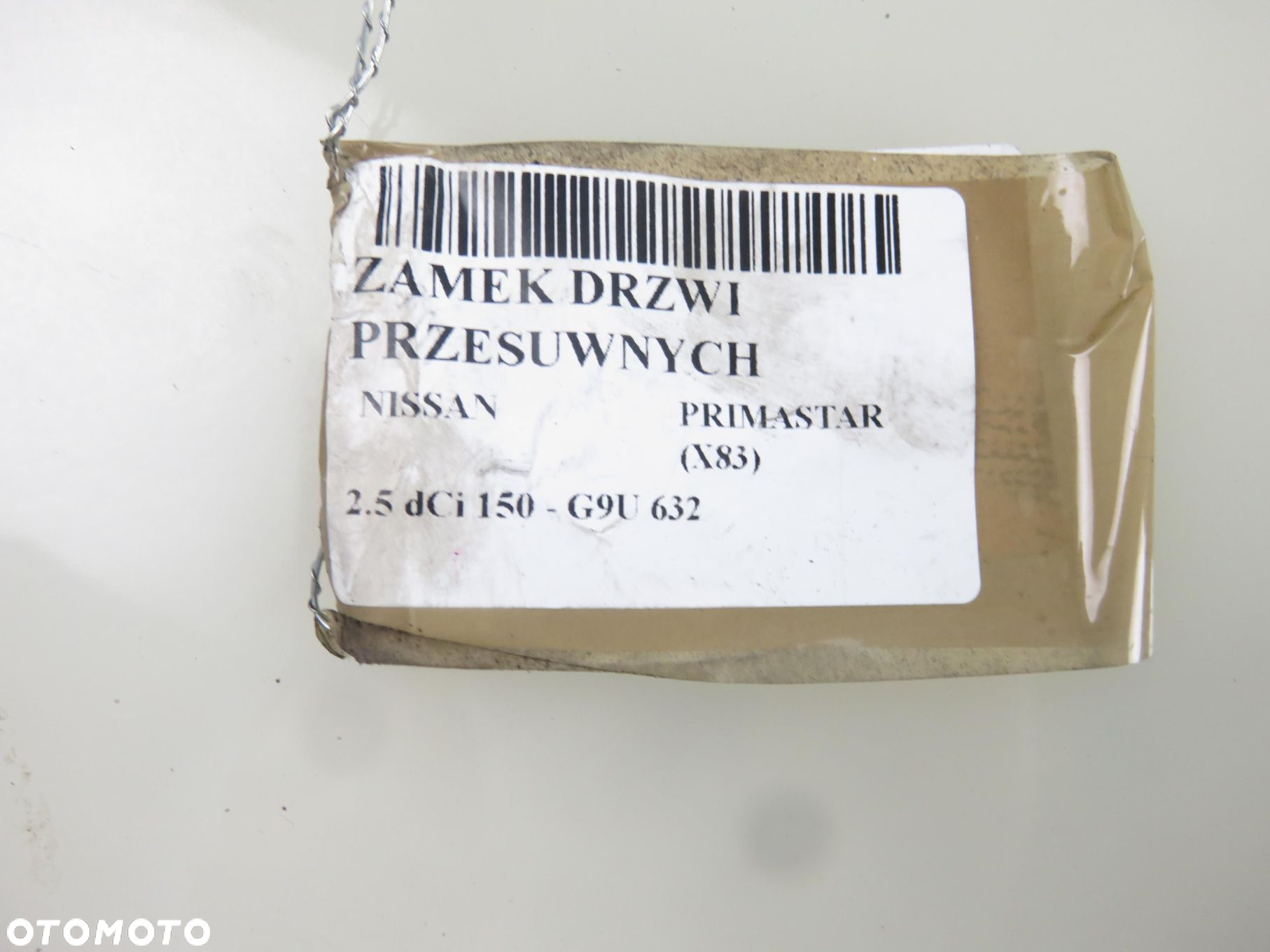 ZAMEK DRZWI PRZESUWNYCH NISSAN PRIMASTAR (X83) 8200020185 91166232 - 8