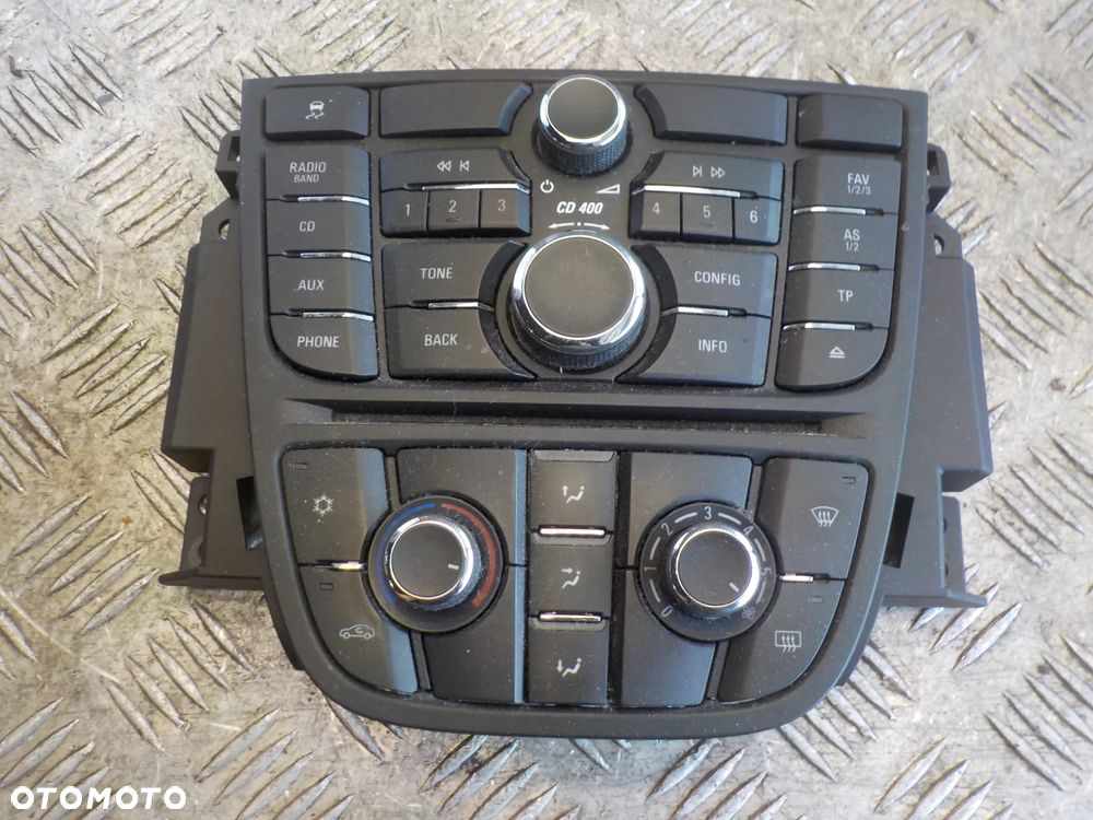 OPEL MERIVA B PANEL RADIA CD400 PANEL NAWIEWU - 1