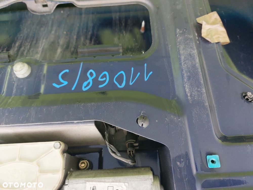 Klapa tył tylna BAGAŻNIKA SZYBA FIAT DOBLO I 2000-2004 PRZED LIFT NIEBIESKI - 8