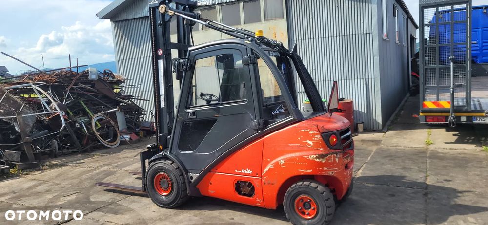 Linde H 35 Pełna kabina przesuw Diesel - 6
