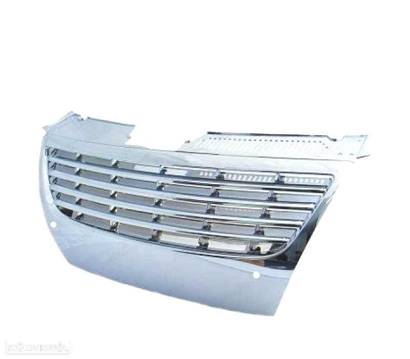 GRELHA FRONTAL VOLKSWAGEN VW PASSAT 05-10 CROMADA PDC - 3