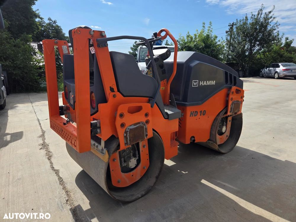Hamm HAMM HD10, 2021, 477h, 2,5 tone, latime tambur 1m, motor KUBOTA 25CP, produs in Germania, lungime 2,5m, viteza 10km/h, intoarce in 2,5m, CA NOU, posibilitate leasing 4 ani -PROMOTIE 19.900 EUR+Tva - 8