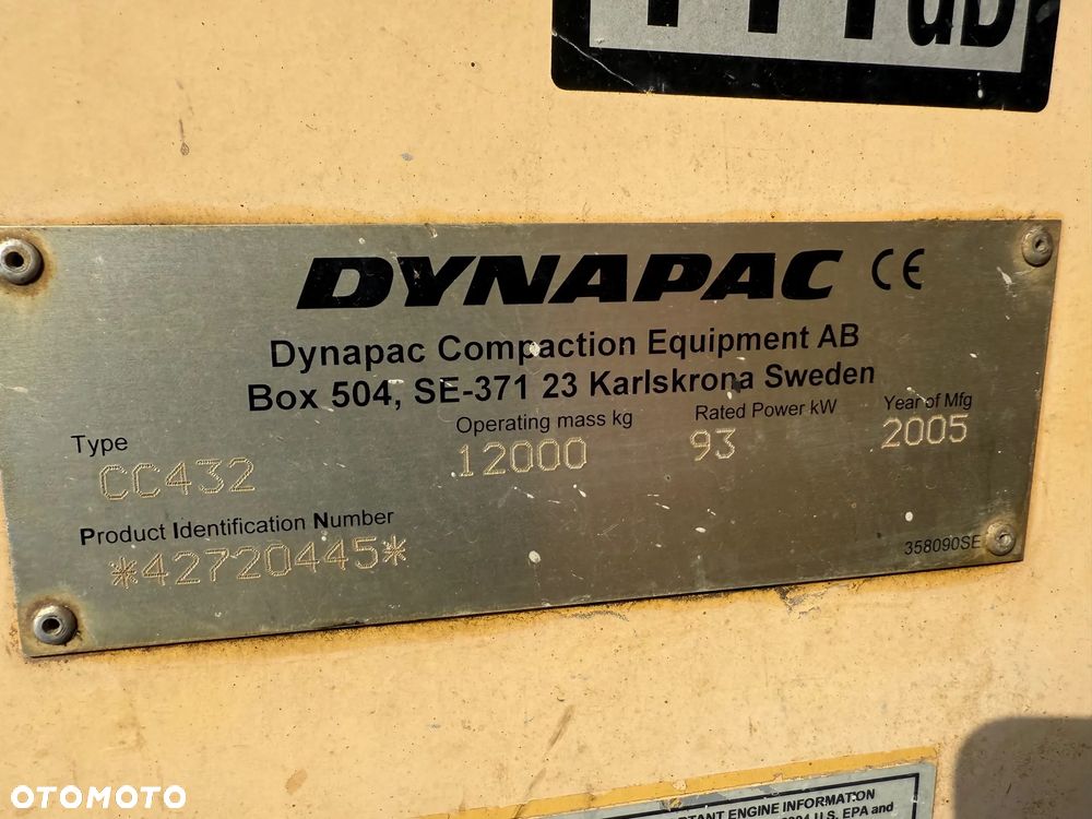 Dynapac CC432 / 12 ton / Dzielone Bębny - 16