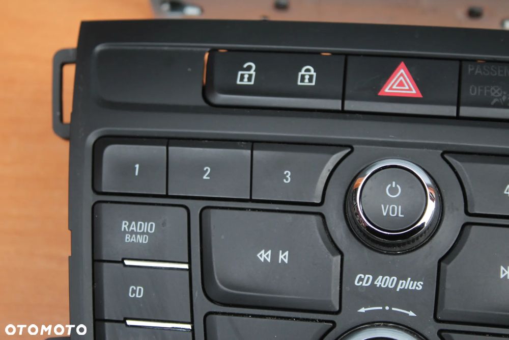 RADIO PANEL WYŚWIETLACZ KOMPLET OPEL ZAFIRA C CD 400 PLUS - 9