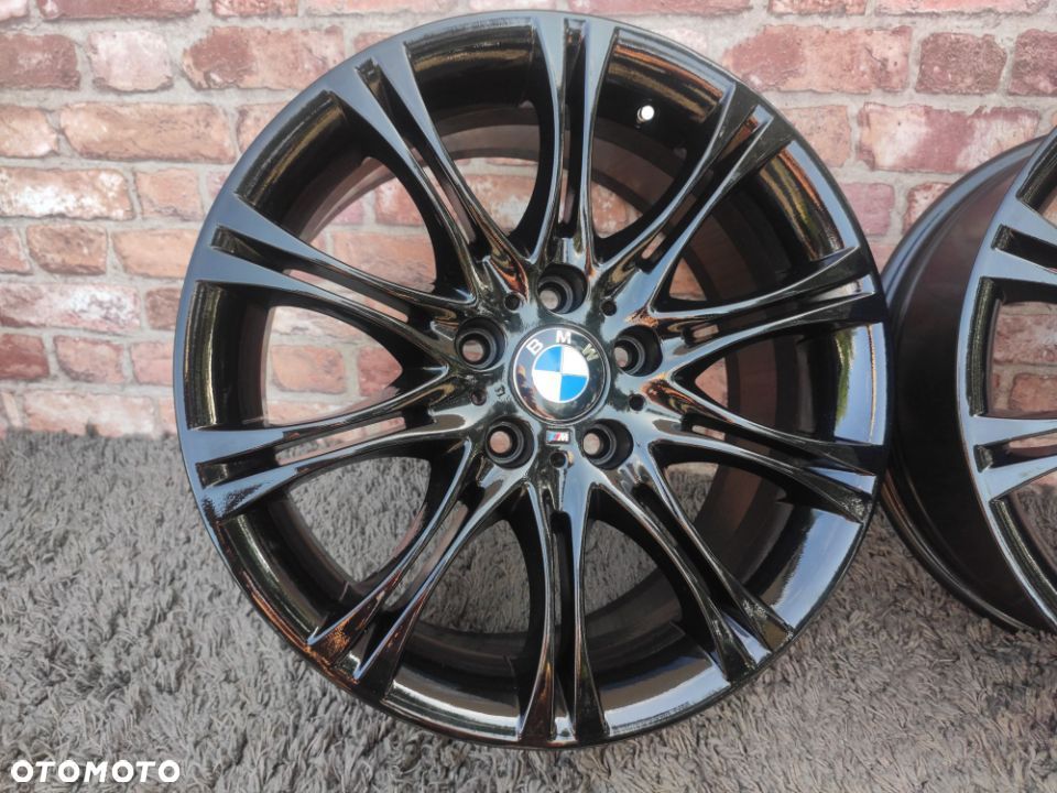 Oryginalne czarne felgi BMW 18 5x120 M pakiet Styling 135 E46 e36 E90 X3 F25 Z3 Z4 E81 E87 F30 E60 F10 F30 F34 JR 7896470 8j ET47 8.5j ET50 7915635576 - 6