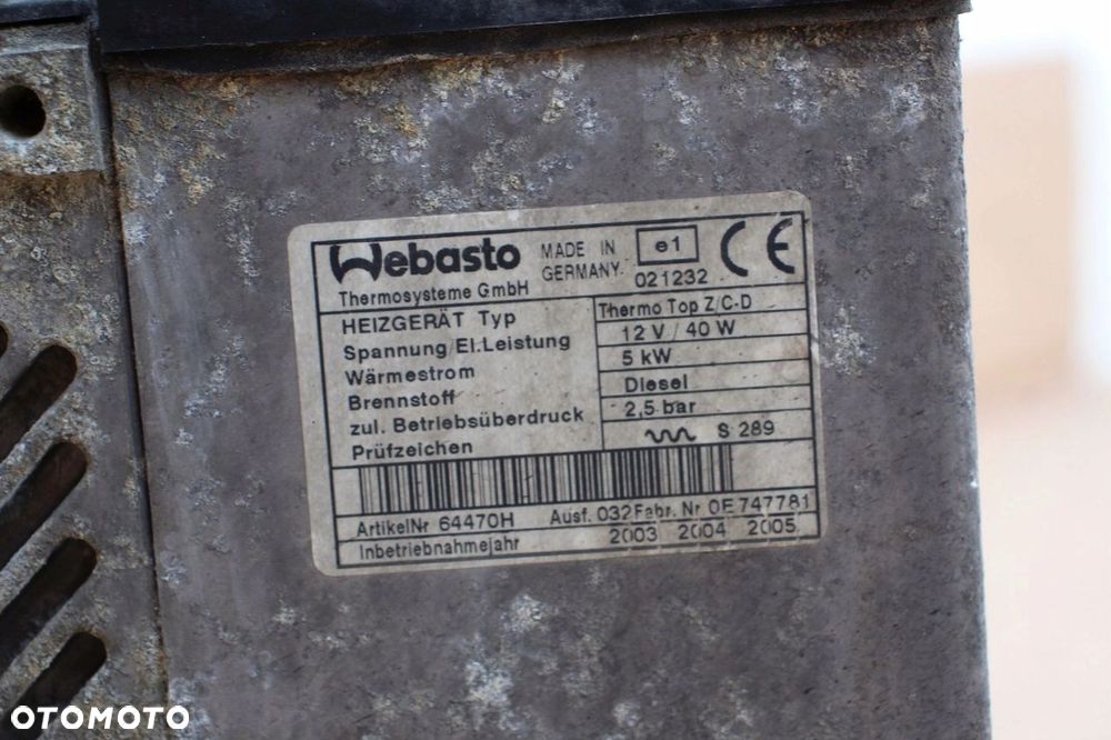 Webato ogrzewanie postojowe BMW e38 e39 x5 e53 DIESEL 8387111 - 7