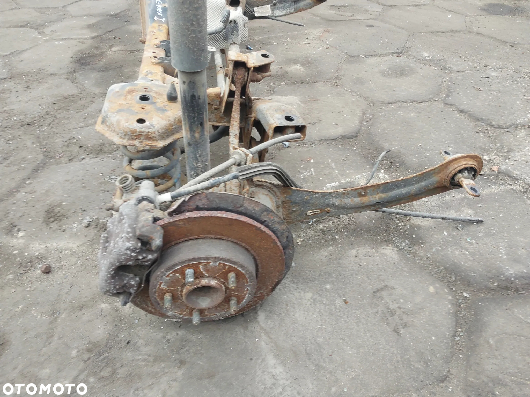 Belka tylna sanki tył tylne Ford C-Max Cmax 1 I Lift MK1 wachacz zacisk hamulcowy prawy lewy piasta amortyzator - 3