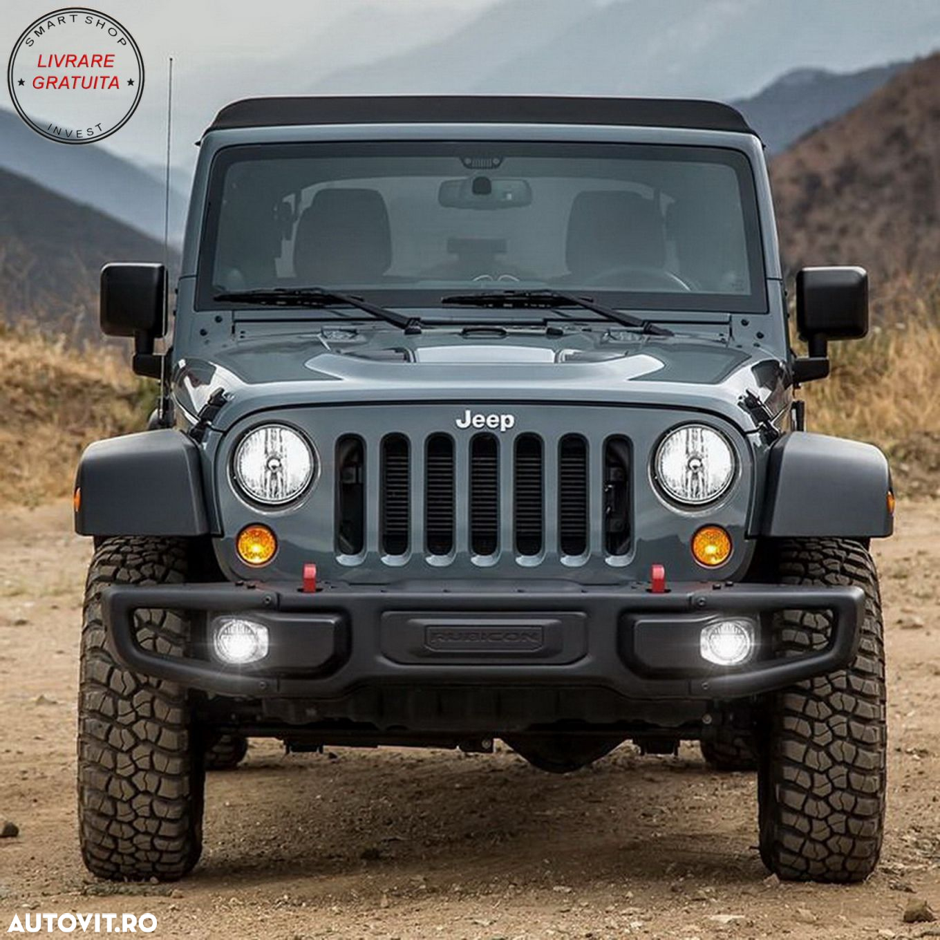 Proiectoare Ceata Full LED Dublu Proiector Jeep Wrangler JK TJ JL (1996-2018) 4 In- livrare gratuita - 6