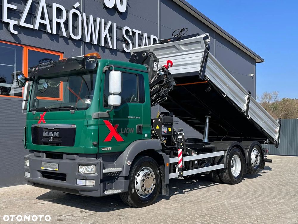 MAN MAN TGM TGS TGX 26.340 // E5// 6x2 6x4 //WYWROTKA 3-S / HIAB XS 122 HIDUO // KIPPER // KRAN // KRANE - 2
