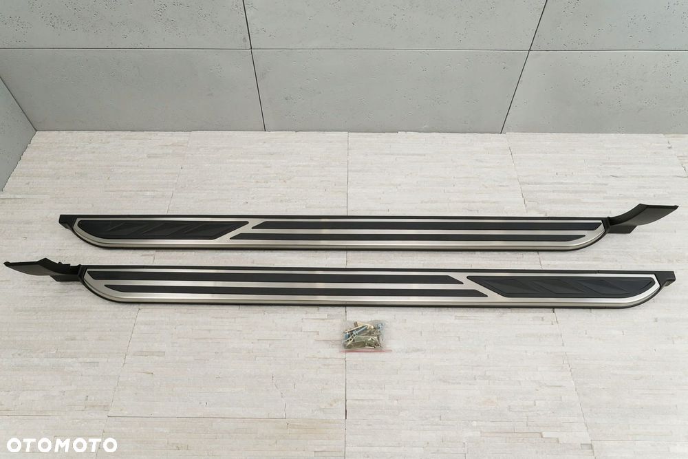 skoda karoq 2017+ stopnie boczne progi samochodowe + śruby - 9