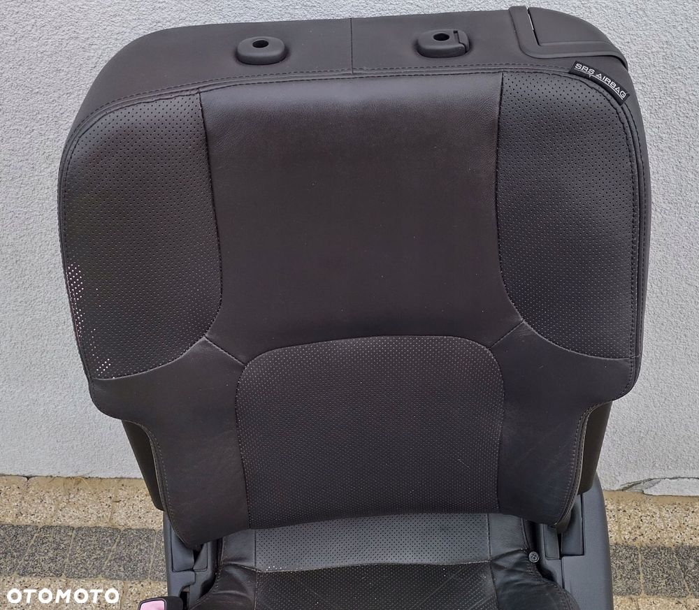 nissan pathfinder r51 05-10 fotel lewy przedni lewy przód skóra angielski - 4