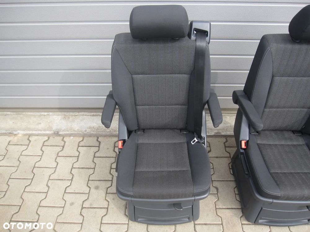 Vw T6 multivan fotel obrotowy koziołek 2 3 rząd - 3