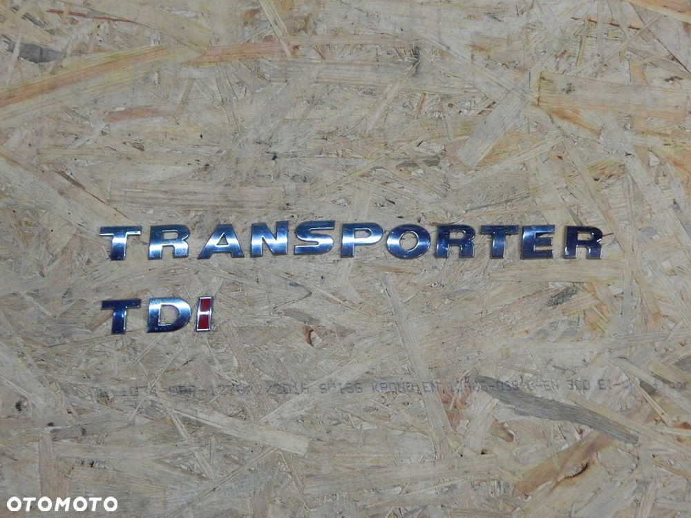 vw t5 lift transporter emblemat logo znaczek napis klapy tdi komplet - 1