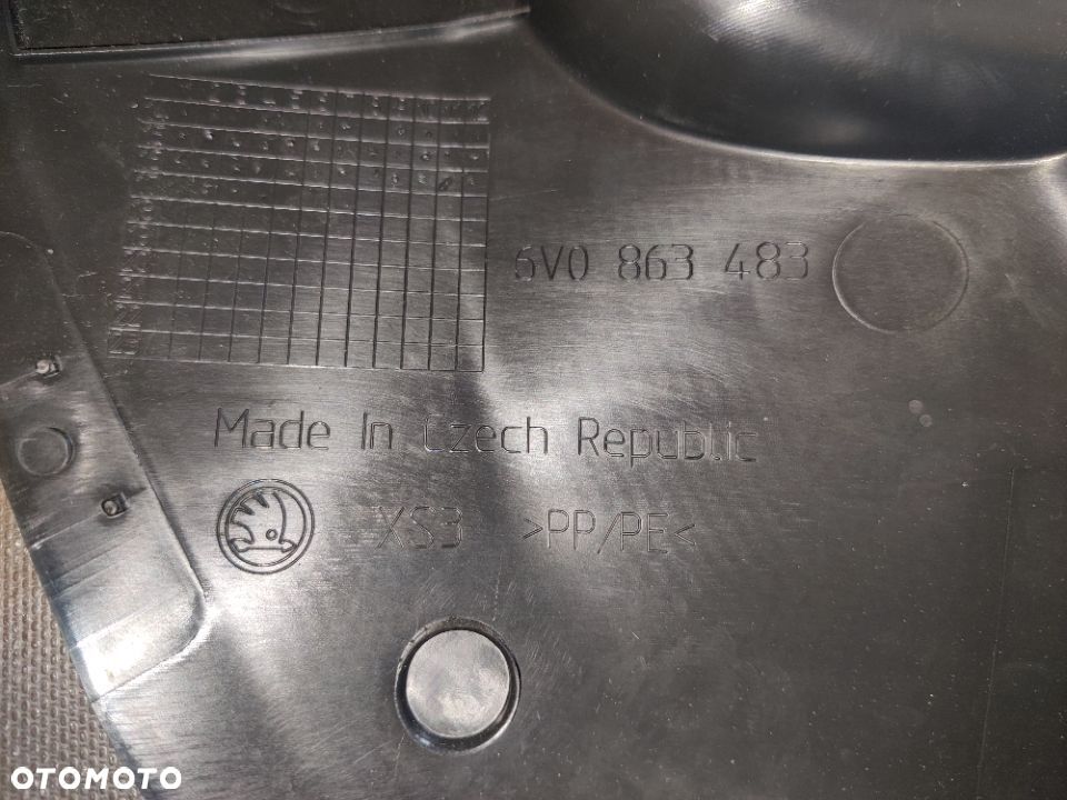 Osłona Słupka Skoda Fabia 3 Lewa Osłona progu lewa przednia 6V0863483 - 4