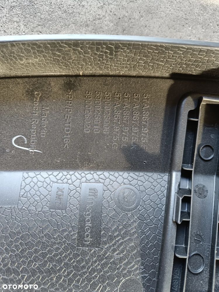 Tapicerka klapy bagażnika Skoda Karoq Boczek Plastik Osłona 57A867975 - 16