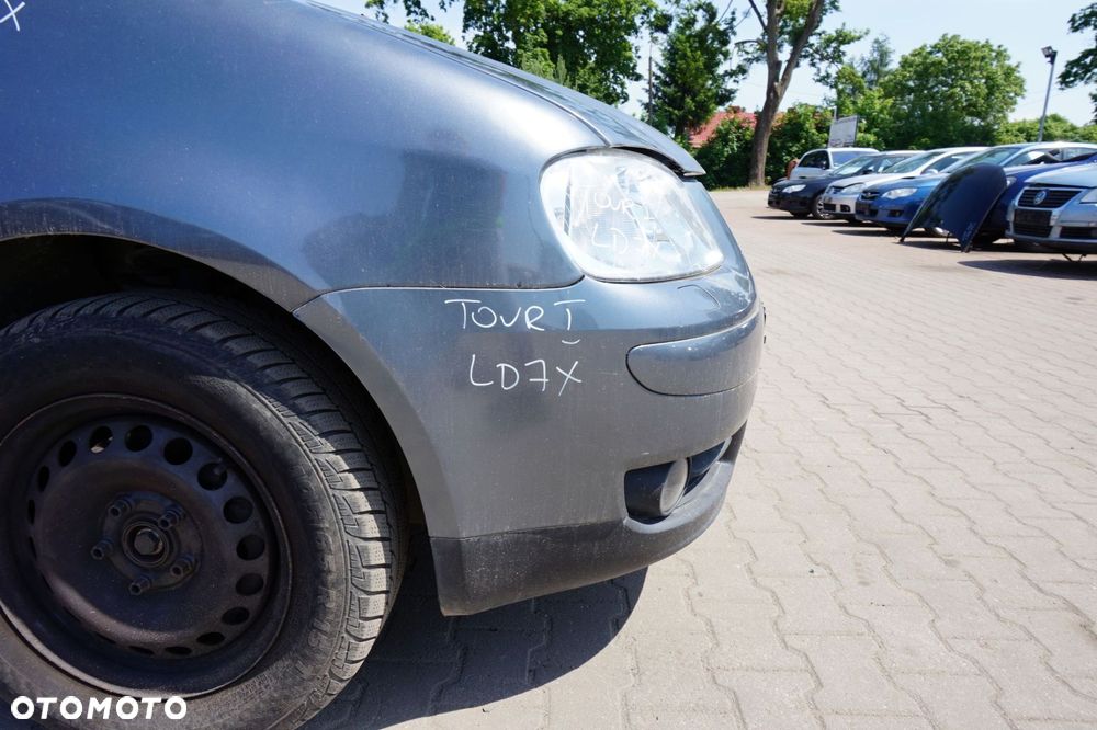 MASKA ZDERZAK BŁOTNIKI LAMPY TOURAN I 1T LD7X  VOLKSWAGEN 2003-2006 SZARY PRZÓD KOMPLETNY - 11