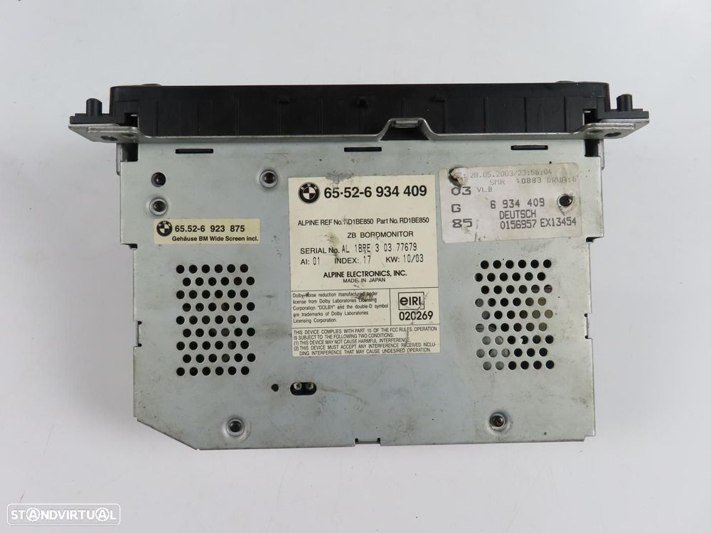 Sistema / Unidade de navegação DVD com CC Usado / Original BMW 3 (E46)/BMW 3 Cou... - 4