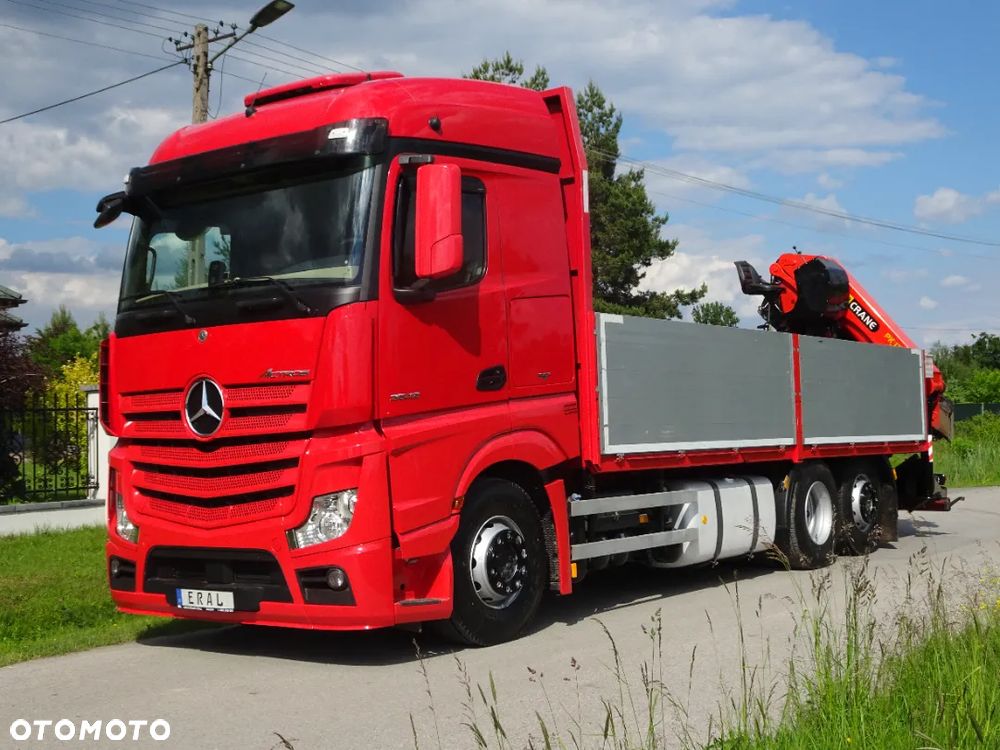 Mercedes-Benz Actros 2543 MP4 EURO 6 HDS Palfinger PK 17502 sterowany z siodełka sprowadzony z Niemiec stan idealny - 2