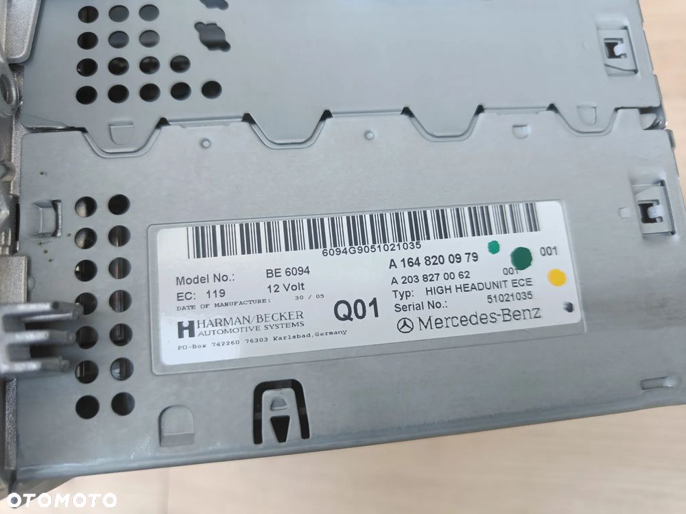 MERCEDES W164 X164 W251 NAVI RADIO COMAND NTG1 - 8