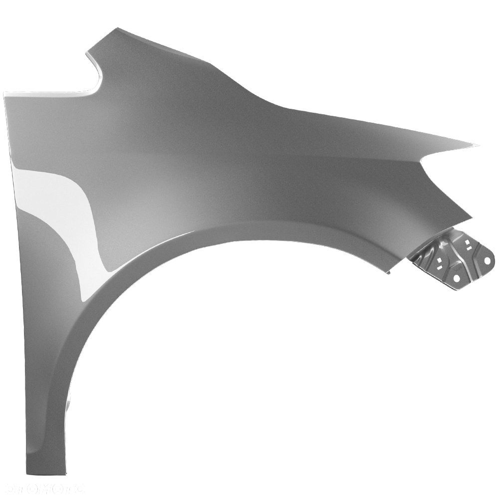 BLU Błotnik VW GOLF V PLUS 5 + LA7Y prawy szary 05-09 przód ZinnGrau - 2